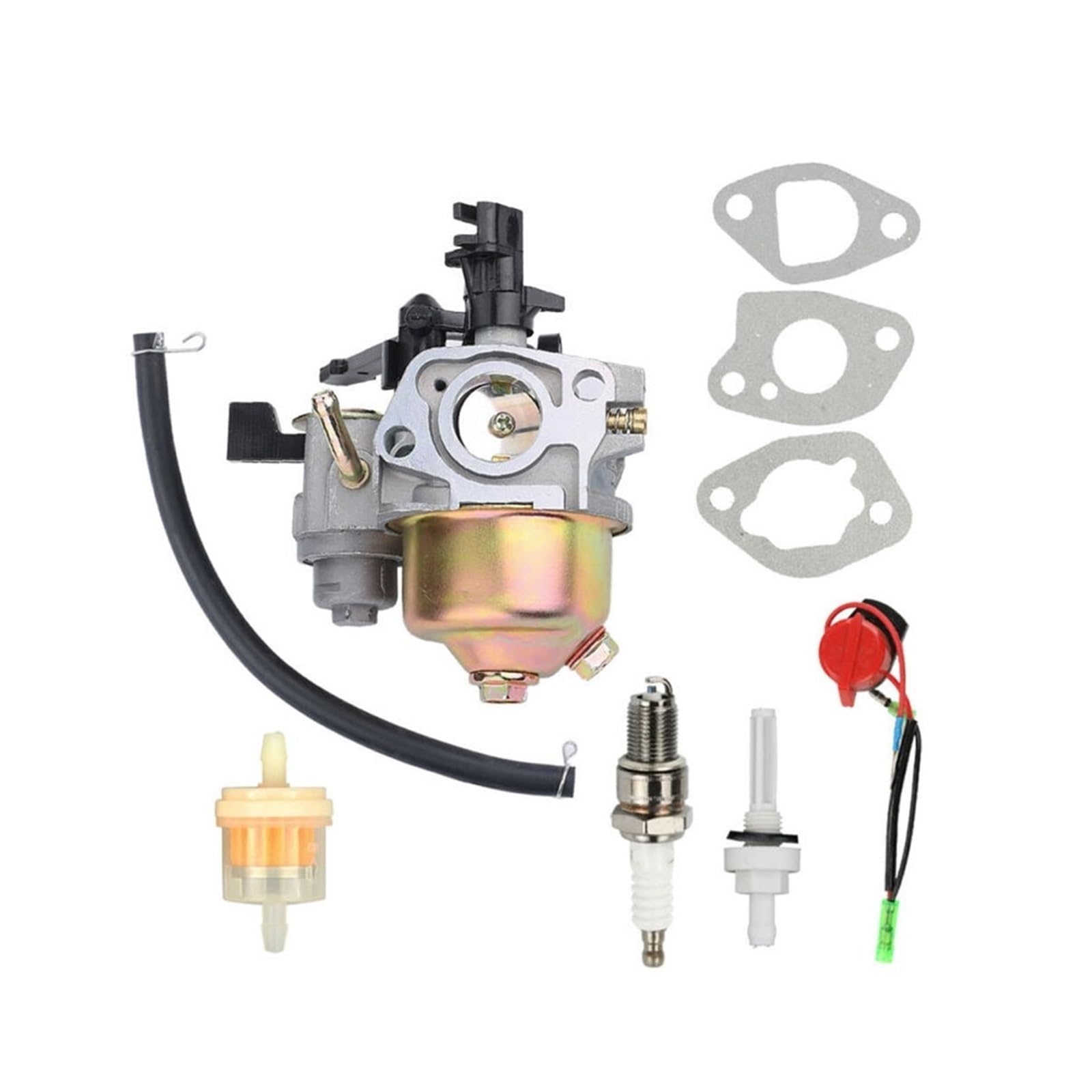 Gebläsevergaser Gx120 GX140 Gx160 GX168 GX180 Gx200 5,5-6,5 PS Generator für Motor Motor Garten Werkzeug Teile Vergaser Carb Kraftstoff Filter von Generisch