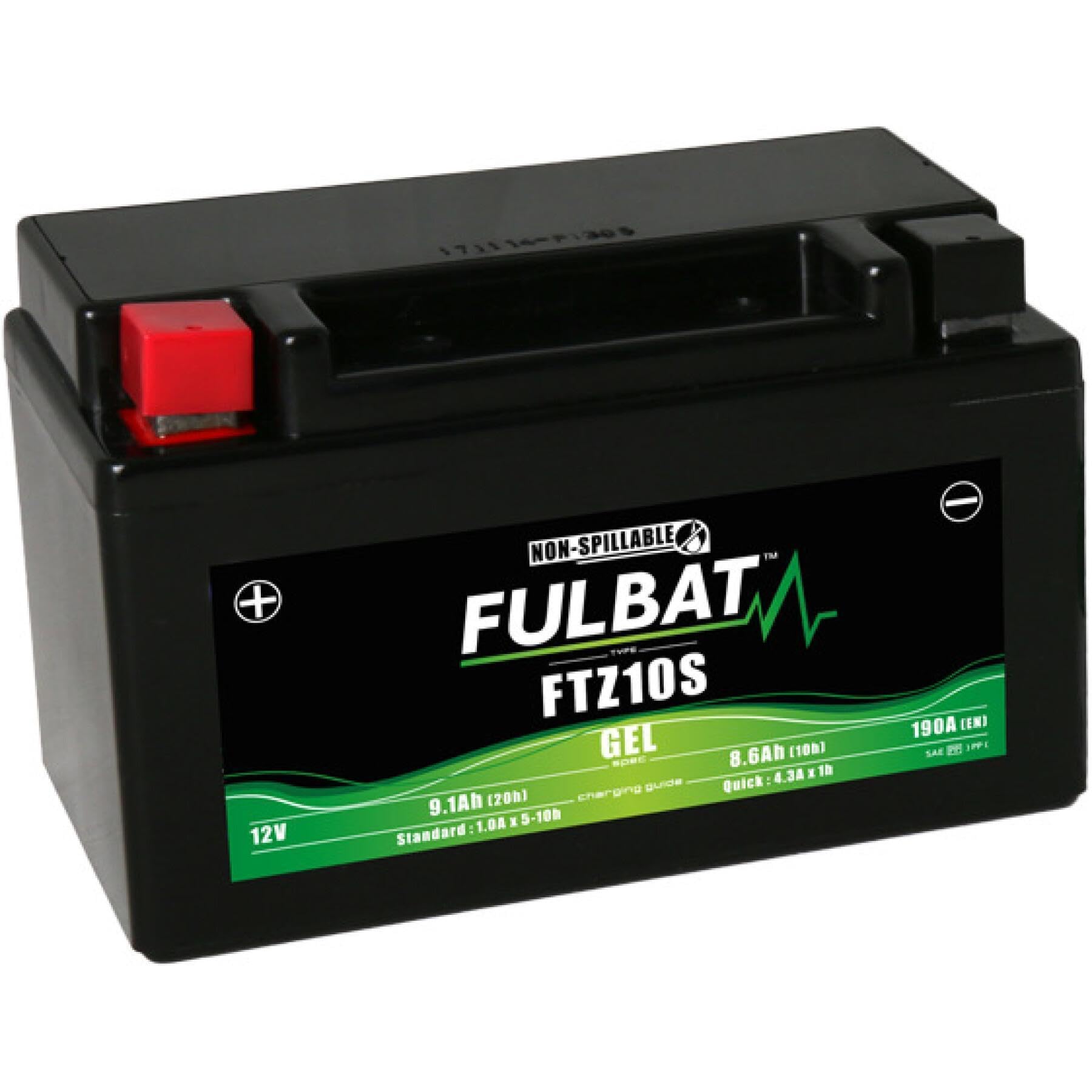 Gel Batterie YTZ10S vorgeladen sofort einsatzbereit für YAMAHA T-MAX TMAX 500 TMAX 2008 2009 2010 2011 2012 Fulbat von Generisch