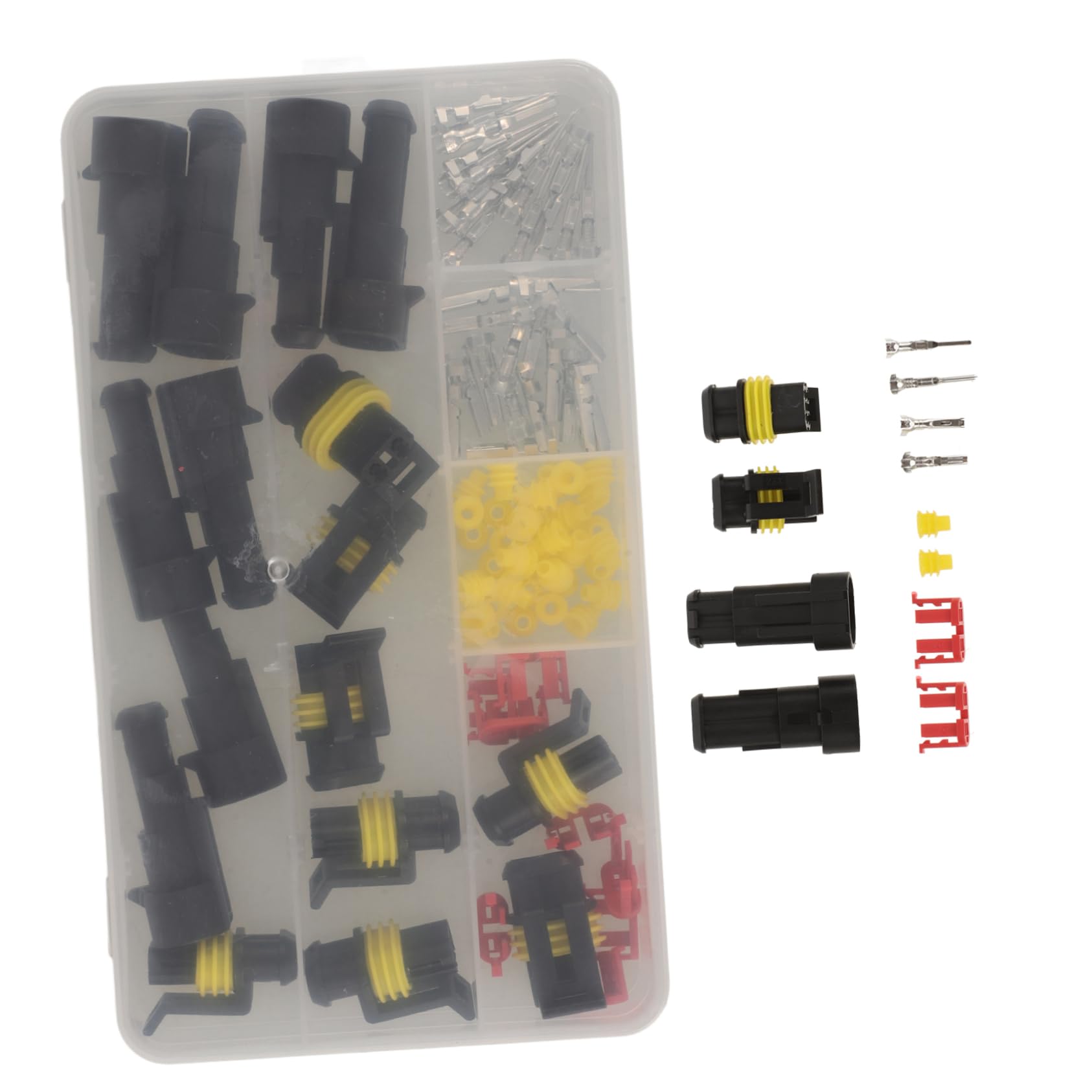 Generisch 1 Set Wasserdichter Auto Stecker Auto Set Elektrische Steckverbinder Set Kabel Stecker Set Verkabelungsstecker Elektrische Kfz Stecker Lichtstecker Steckverbinder Für von Generisch