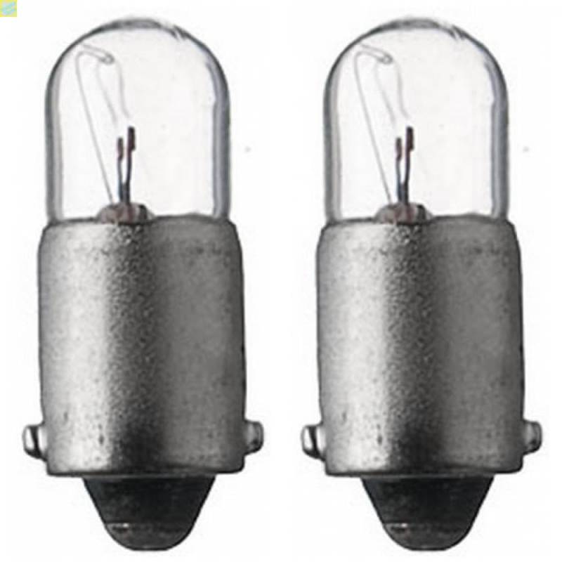 Generisch 2 x Glüh-Birne 12V 2W T2W (Sockel:BA9s); (2502) Anzeigenlampe von Generisch