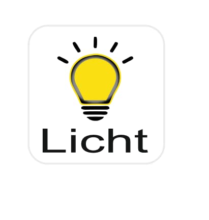 Generisch 6 Stück Schalter Aufkleber Set Licht Schalteraufkleber Schalter Sticker (R23/10) (25x25mm) von Generisch