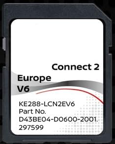 Generisch Aktualisierung der Kartographie GPS Navigation Europa 2021 v6 – Datenbank Q3.2019 – D43BE04-D0600-2001 kompatibel mit Nissan Connect 2 von Generisch