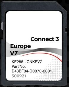 Generisch Aktualisierung der Kartographie GPS Navigation Europa 2022 v7 – (Q1.2021) – D43BF04-D0070-2001 kompatibel mit Nissan Connect 3 LCN2 von Generisch