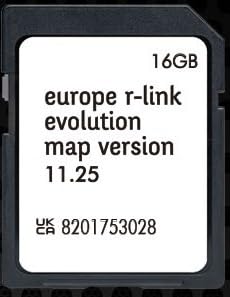 Generisch Aktualisierung der Kartographie GPS Navigation Europa 2024 – Version 11.25 – kompatibel mit Renault R-Link (Rlink) von Generisch