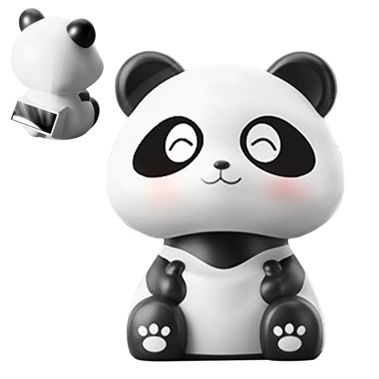 Generisch Armaturenbrett-Panda-Figur, Panda-Armaturenbrett-Dekorationen, Panda-Auto-Innendekoration, Schöner Panda-Auto-Armaturenbrett-, solarbetriebener schüttelnder Kopf-Panda für den Desktop von Generisch