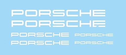 Generisch Aufkleber Aufkleber für Auto Bremszange Weiß kompatibel mit Porsche Bremssattel (weiß) von Generisch