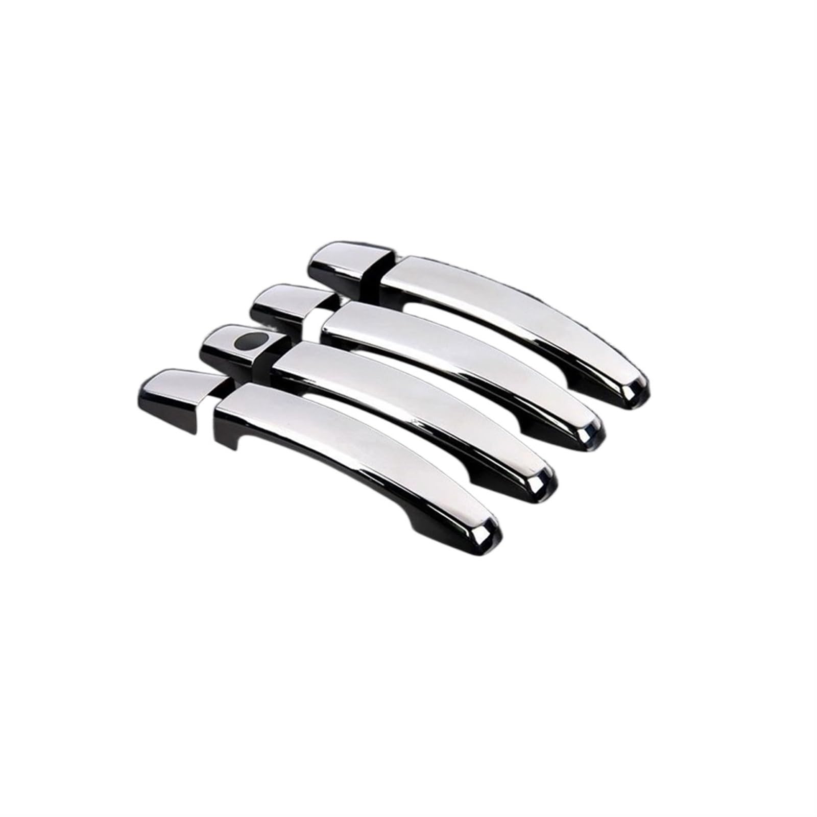 Generisch Außentürgriffe Kraftfahrzeuge Chrom Türgriff Abdeckung Trim Aufkleber Set für Peugeot 2008 2013-2019(Handle) von Generisch