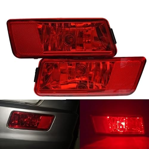 Generisch Auto-Bremslichter Auto Stoßstange Hinten Reflektor Licht Brems Lampe Für Dodge Für Journey 2009-2011 Hinten Stoßstange Nebel Lichter Stoppen Warnung Für mit Lampen(1pc LH) von Generisch