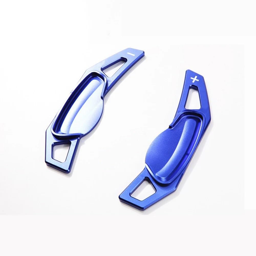 Generisch Auto Lenkrad Schaltwippe Verlängerung for Smart 451 453 for Zwei 2009 + for Vier 2015 + Cabrio Coupe Aluminium Legierung verschiebung DunMuan(Blue) von Generisch