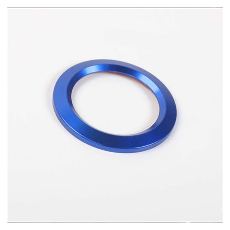 Generisch Auto Motor Start Stop Taste Schalter Abdeckung Ring Schlüssel Zündung Dekoration Trim for Ford F150 2015 2016(Blue) von Generisch