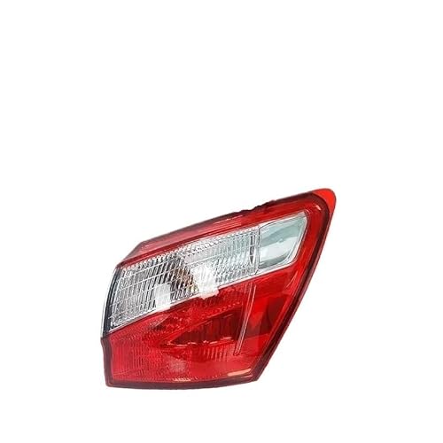 Generisch Auto-Rücklicht, Auto Lichter Rücklicht Montage Bremse für Signal Lampe Für Nissan für Qashqai J10 2008-2014, MK2 J11 2014-2016 (EU-Version)(Right Outer 08-14) von Generisch