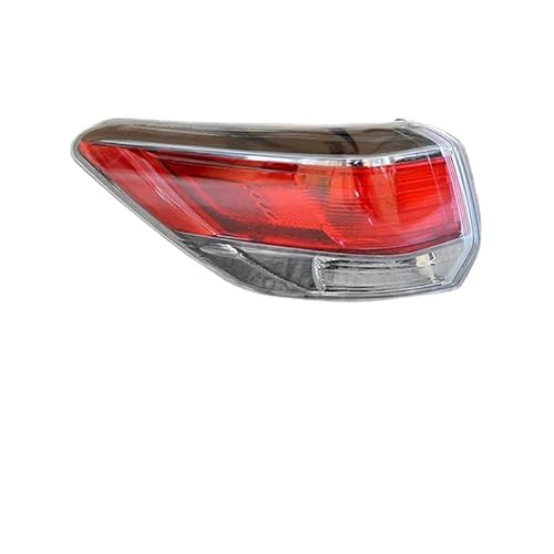 Generisch Auto-Rücklicht, Für Toyota für Highlander 2015 16 17 18 2019 Auto Zubehör Äußere Rücklicht Montage Bremse Rücklicht Stop Lichter Drehen für signal(15-17 Left side) von Generisch