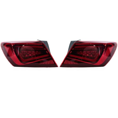 Generisch Auto-Rücklicht, Hinten Schwanz Licht Montage Für Sitz Für Leon 2013 2014 2015 2016 2017-2020 Bremse Lampe Drehen Für Signal lampe Auto Schwanz licht(1 pair High) von Generisch