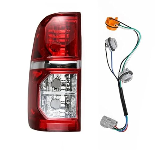 Generisch Auto-Rücklicht 1Pc Rücklicht Montage Für Mit Drähte Für Toyota Für Hilux 2005 2006 2007 2008 2009-2015 Hinten Rücklicht warnung Licht Rückfahr Licht(1Pc Left) von Generisch