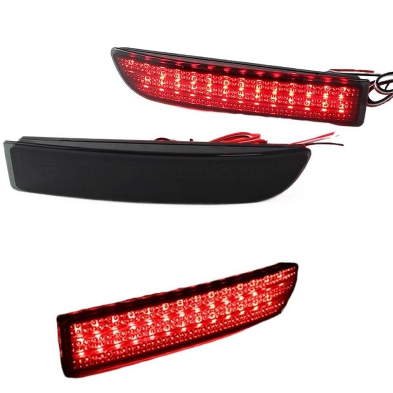 Generisch Auto-Rücklicht 2 stücke Stoßstange Hinten Reflektor Licht für Toyota für Estima 2,4 für Previa FÜR Toyota für RAV4 (Vanguard/ACA33W) 2006-2012 Anhängerbeleuchtung(2pcs Smoke LENS) von Generisch