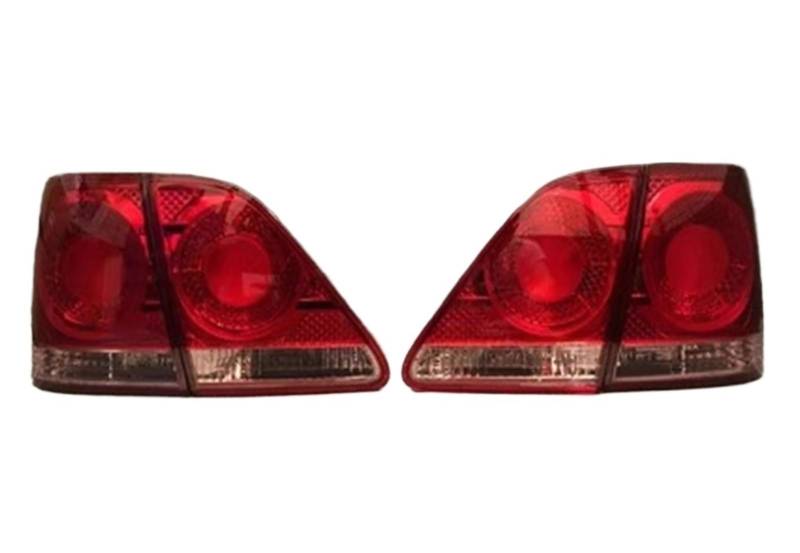 Generisch Auto-Rücklicht Auto Hinten Lampe Rücklicht Rücklicht Bremse Rückfahrlicht Warnung Lampe Blinker für 05-09 für Toyota für Crown 12th(Set) von Generisch