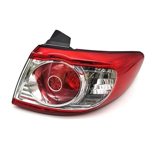 Generisch Auto-Rücklicht Für Hyundai Für Santa Fe 2010 2011 2012 Auto Rot Hinten Rücklicht Abdeckung Brems Lampe Shell 924020W500 924010W500 Anhängerbeleuchtung(Left outside) von Generisch