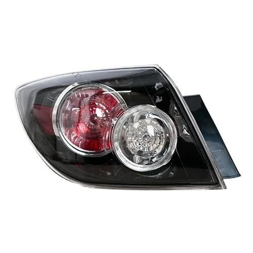 Generisch Auto-Rücklicht Für Mazda 3 Für Fließheck 2004-2010 216-1984L-UQ 216-1984R Auto Hinten Rücklicht Drehen Für Signal Bremse Lampe Montage zubehör Anhängerbeleuchtung(Outside Left) von Generisch