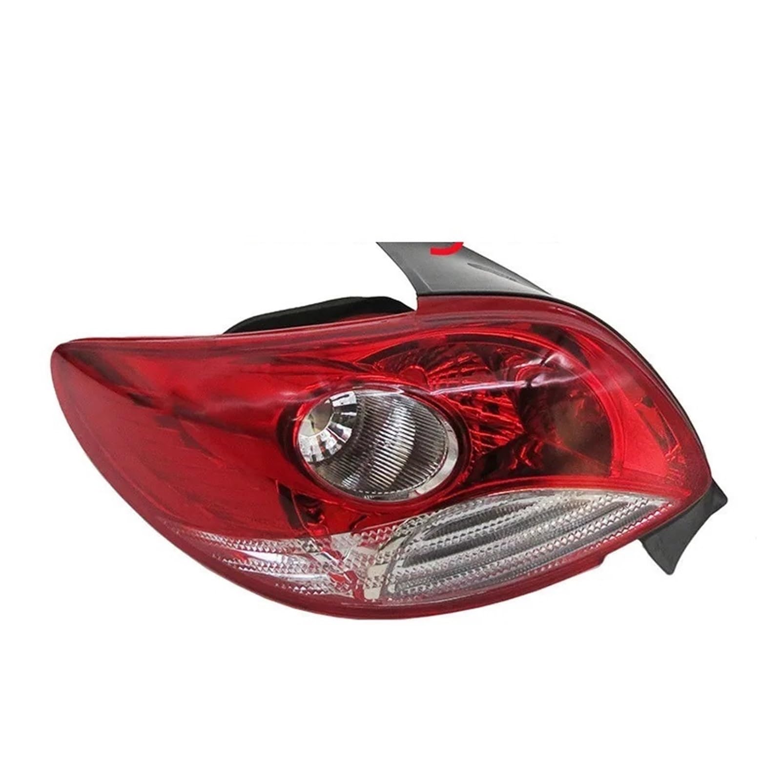 Generisch Auto-Rücklichtbaugruppen Für Peugeot 207 Für Limousine/Für Fließheck 2006 2007 2008 2009 2010 2011 2012 2013 Rücklicht Montage hinten rücklicht abdeckung hinten licht(Grün) von Generisch