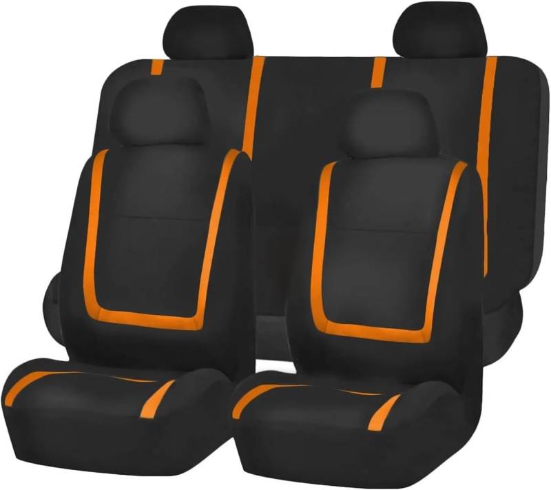 Generisch Autositzbezug Auto für Sitzbezug-Sets für Sitzbezüge Schutz Zubehör für Citroen C2 C3 C4 für Cactus C5 C4 für Picasso C6 DS3 DS4 DS5(6) von Generisch