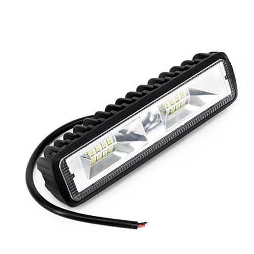 Generisch Bremslicht 1/2Pcs 24led Retrofit Lampe 6 zoll LED Flache Arbeit Licht Spot Beam Bar Auto SUV LED offRoad Fahren Nebel Lampen Kfz-Rücklichtbaugruppen(1 pc L24) von Generisch