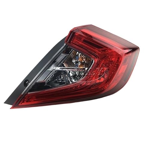 Generisch Bremslicht Auto Hinten Links & Rechts Rücklicht Abdeckung Brems Lampe Bremslicht Gehäuse Für Honda für Civic 2016 2017 2018 2019 Kfz-Rücklichtbaugruppen(Left Side Outer-1PC) von Generisch