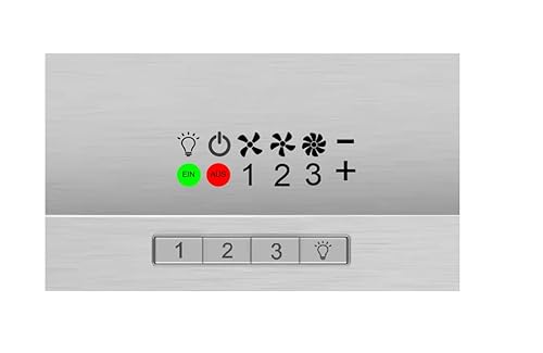 Generisch Dunstabzug Dunsthaube Schaltersymbole Schalter Aufkleber Symbole für Küchen Dunstabzug (Rt97/2) (15mm) von Generisch