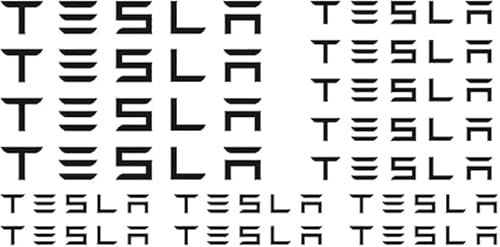 Generisch Fit for Tesla Bremssattel Aufkleber auf Abziehbilder (schwarz) von Generisch