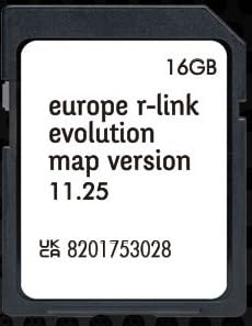 Generisch Kartenaktualisierung (GPS-Navigation) - Europa 2024 - Version 11.25 – kompatibel mit Renault R-Link (Rlink) von Generisch