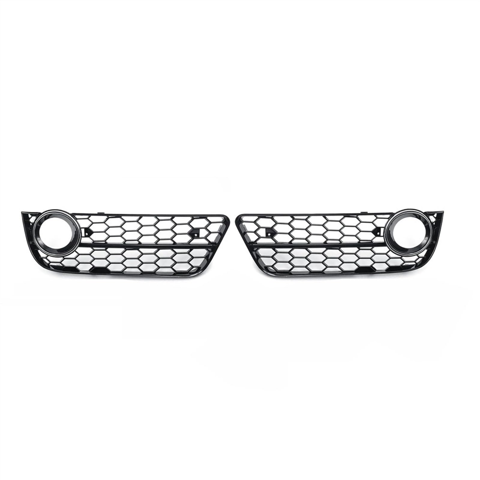 Generisch Kfz-Nebelscheinwerfergitter A5 für Coupe/für Sportback 2008-2011 für Cabriolet 2010 2011 Auto Front Nebelscheinwerfer Lampe Kühlergrill Grill Abdeckung Mesh(Chrome) von Generisch