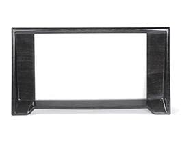 Generisch Media GPS Abdeckung Trim Dekoration Ring Navigation Panel Rahmen Aufkleber for Ford F150 2015 2016 Auto Styling(Carbon Fiber) von Generisch