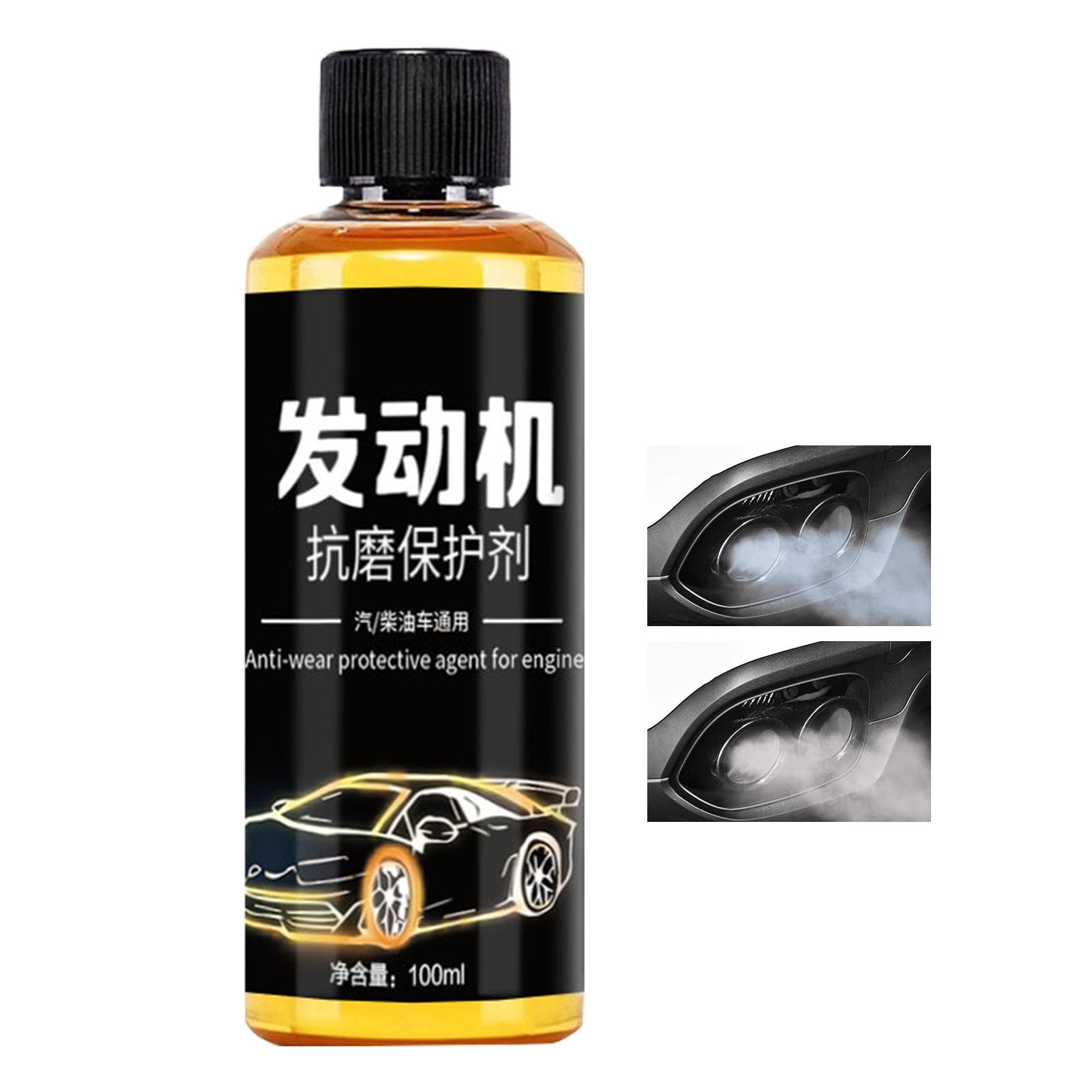 Generisch Motorölzusatz, Ölzusatz für Automotoren | 100 ml Metall-Conditioner,Hochleistungsfähiges, fortschrittliches Motoröl für Fahrzeuge Macht Motoren mit hoher Laufleistung wie neu von Generisch