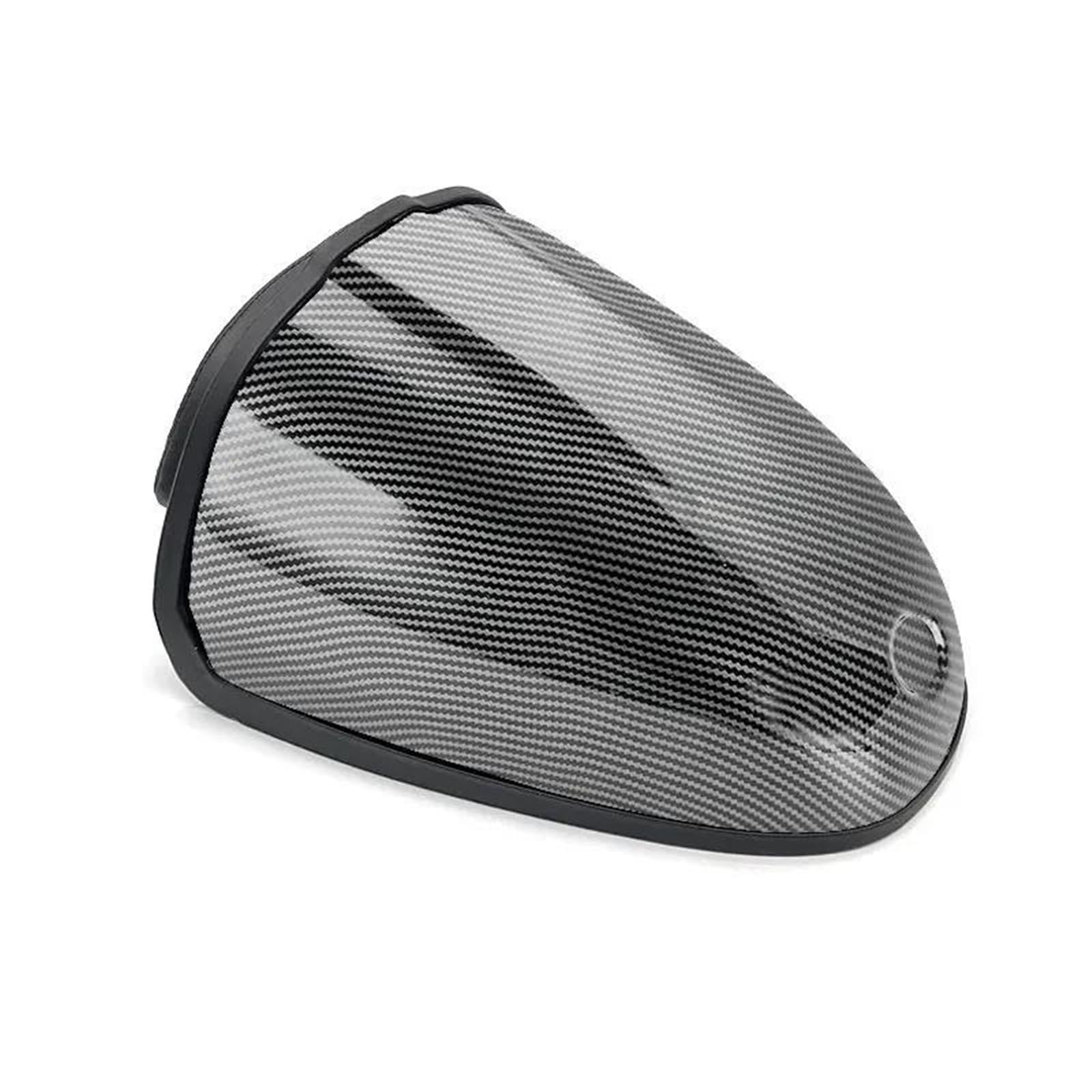 Generisch Motorrad Beifahrersitzbezug Rücksitzbezug Verkleidung Sitzbezug Buckel Zubehör Für B&MW R Nine T R9T 2014-2021 2022 2023(Carbon Fiber Look) von Generisch