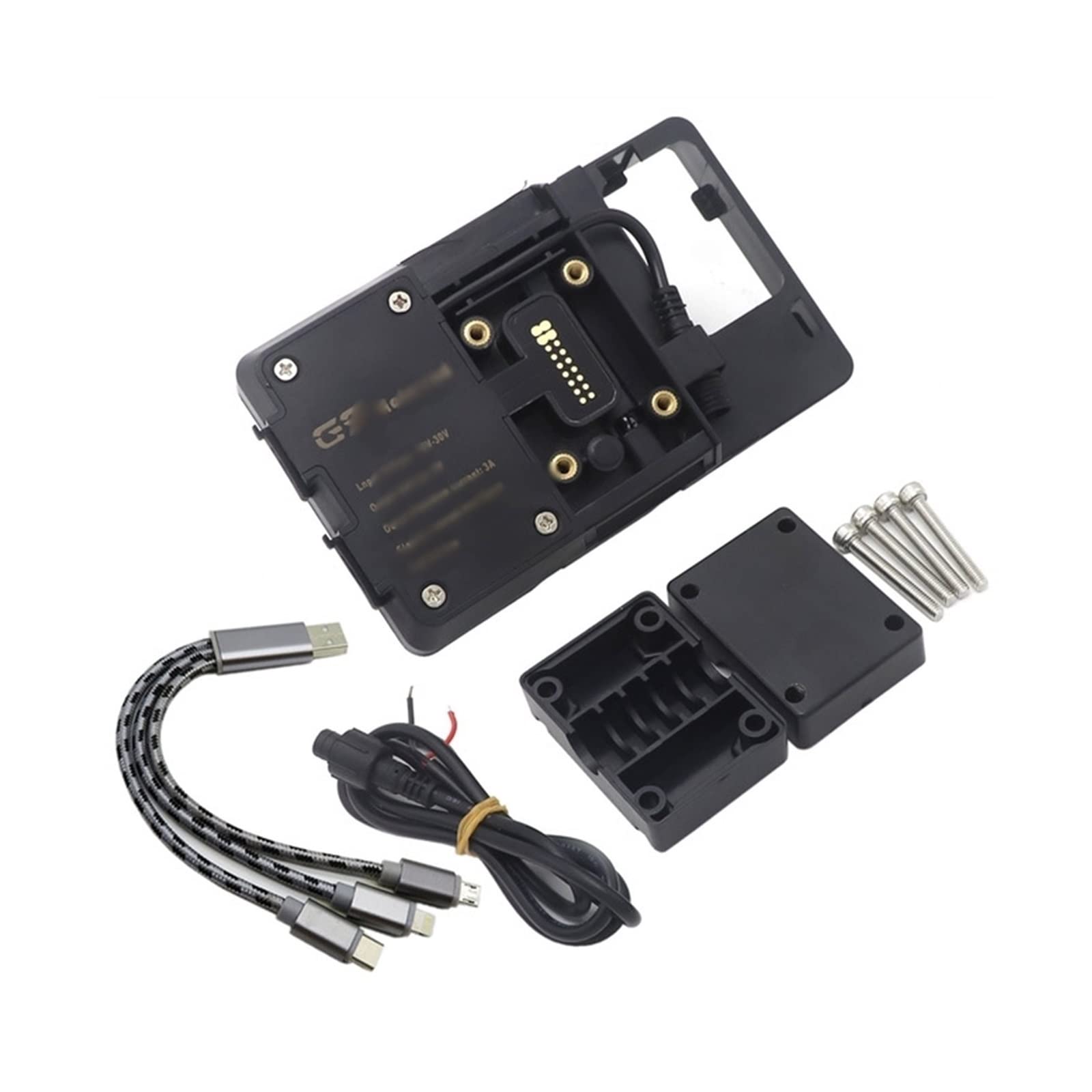 Generisch Motorrad Navigationszubehör Navigator Platte Halterung Motorrad Stehen Smartphone Telefon Halter Für Moto Für Guzzi V85 TT 2019 2020(Mobile Phone Base) von Generisch