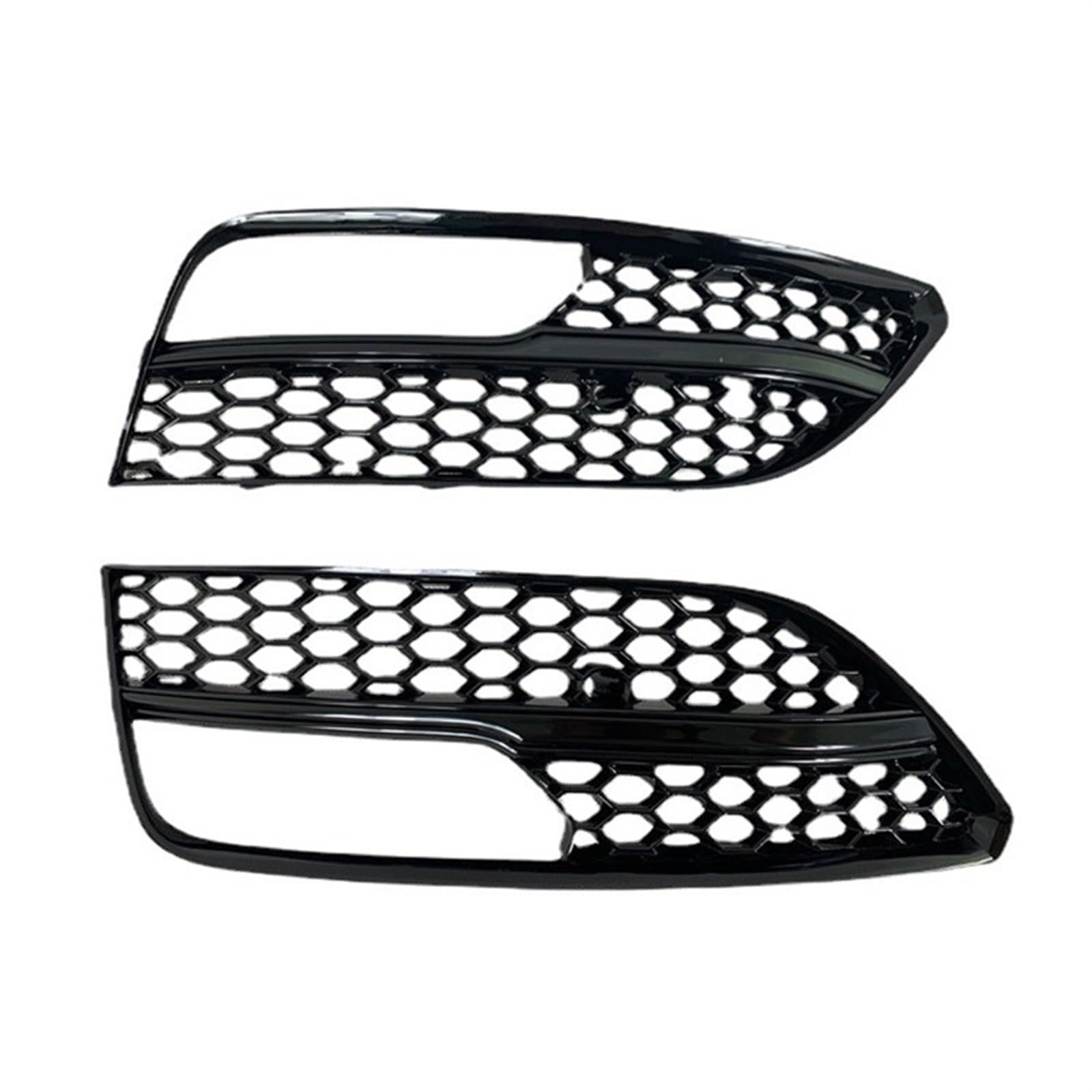 Generisch Nebelscheinwerfergitterabdeckung Auto Frontstoßstange Nebelscheinwerfer Lampe Kühlergrill Grillabdeckung Mesh Honeycomb Hex Zubehör A3 für Schrägheck 2014–2016(Full Black) von Generisch