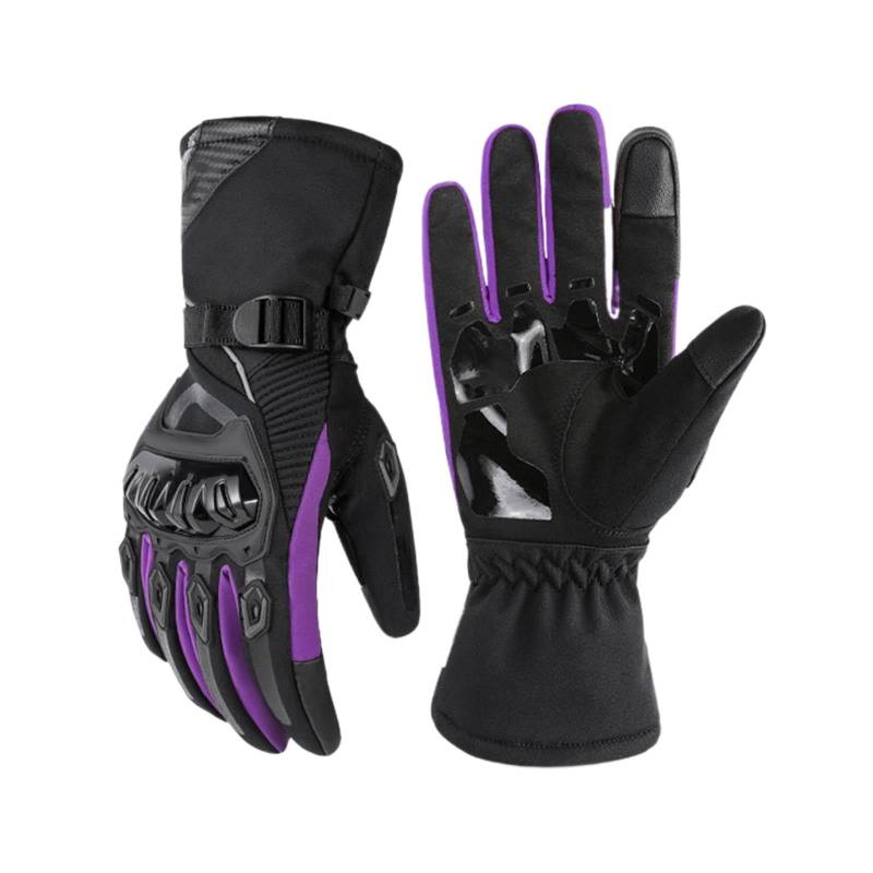 Generisch Ride Winter Cycling Gloves Windproof Lined Winter Gloves Thermal Cycling Gloves Long Handschuh Wasserdicht Arbeitshandschuhe Handy Reithandschuhe Warm Fahrradbekleidung Warm Gloves von Generisch