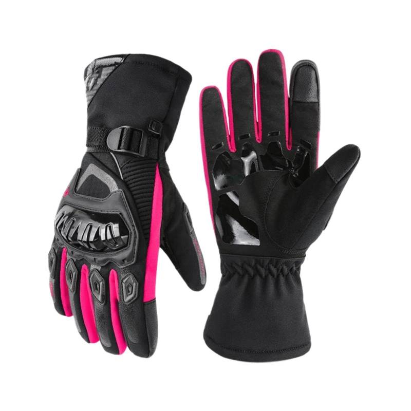 Generisch Ride Winter Cycling Gloves Windproof Lined Winter Gloves Thermal Cycling Gloves Long Handschuh Wasserdicht Arbeitshandschuhe Handy Reithandschuhe Warm Fahrradbekleidung Warm Gloves von Generisch