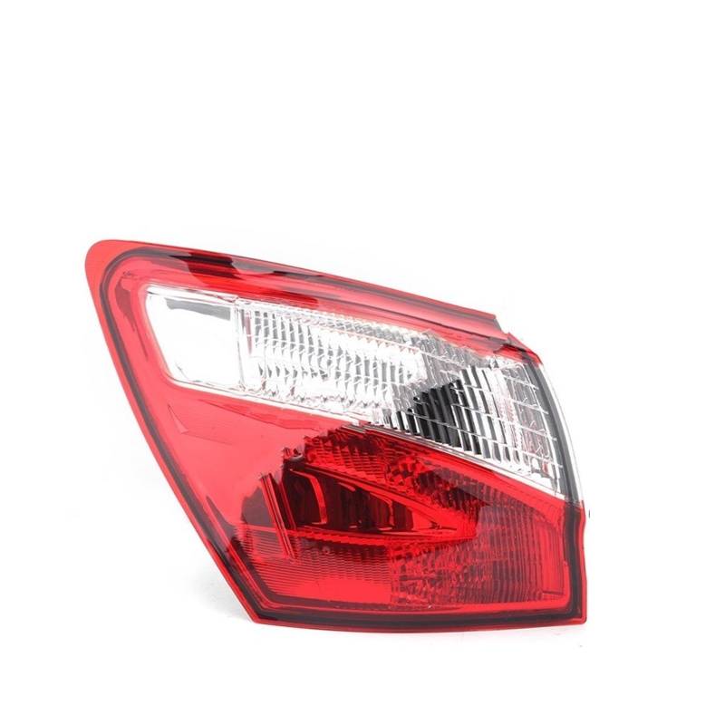 Generisch Rücklichter, Autorücklichter Auto Äußere Hinten Schwanz Licht Für Nissan Für Qashqai 2010-2014 Bremse Nebel Lampe Tagfahrlicht Warnung Auto Zubehör(Outer L) von Generisch