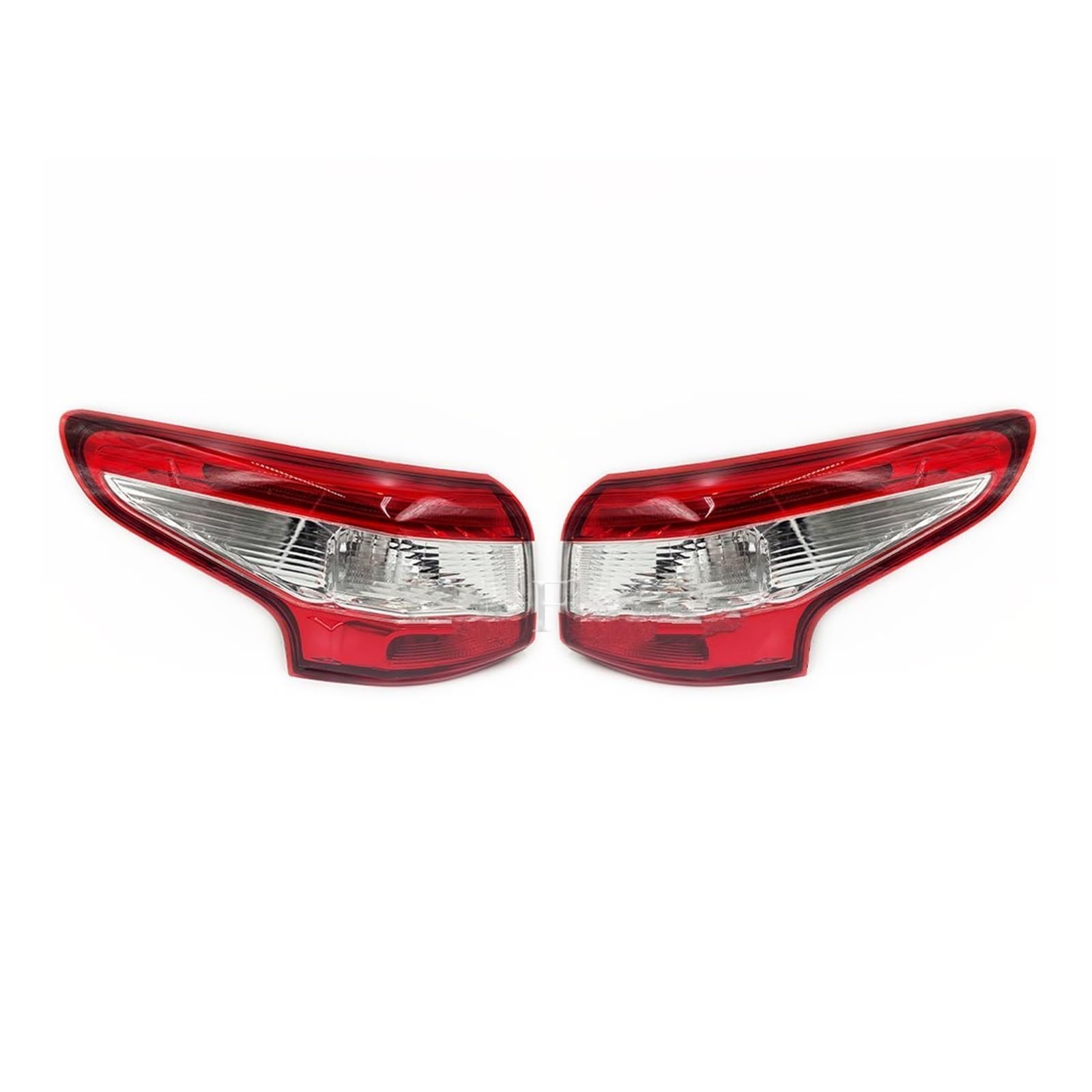 Generisch Rücklichtglas Äußere Seite Schwanz Licht Für Nissan Für Qashqai 2016 2017 2018 Hinten Stoßstange Bremse Lampe Warnung Parkplatz Auto Zubehör(A Pair) von Generisch