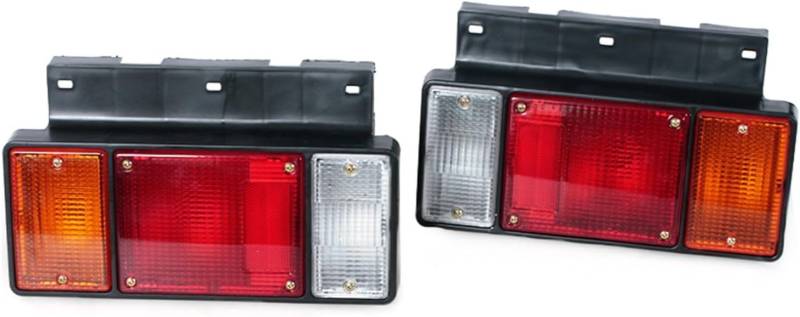 Generisch Rücklichtglas Auto Stoßstange Hinten Bremsleuchte Rückfahrleuchte Bremse Hinten Lampe Für Isuzu NPR ELF NKR NHR NLR 1987-2022 lkw(LEFT AND RIGHT) von Generisch