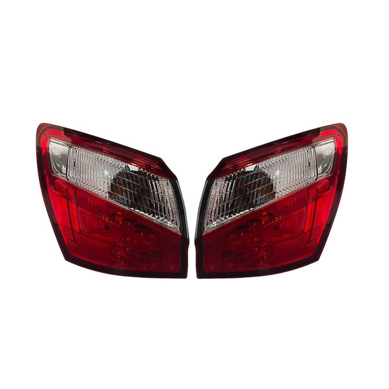 Generisch Rücklichtglas Bremse Stop Lampe Warnung Lampe Für Nissan Für Qashqai 2008-2012 2013 EU Version Auto Hinten Schwanz Licht Außerhalb Rücklicht(1 Pair) von Generisch