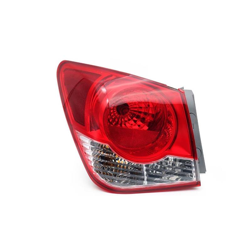 Generisch Rücklichtglas Für Chevrolet Für Cruze 2009-2014 Schwanz Bremse Stop Licht Hinten Blinker Für Signal Lampe Auto Zubehör Schwanz Licht Montage(Outside Left) von Generisch