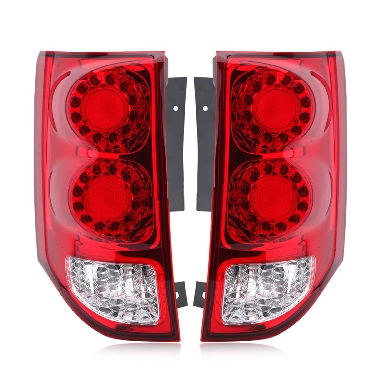 Generisch Rücklichtglas Für Dodge Für Grand Für Caravan 2011-2019 Auto Hinten Schwanz Licht Drehen Für Signal Licht Stop Brems Lampe Tagfahrlicht(Left and Right) von Generisch