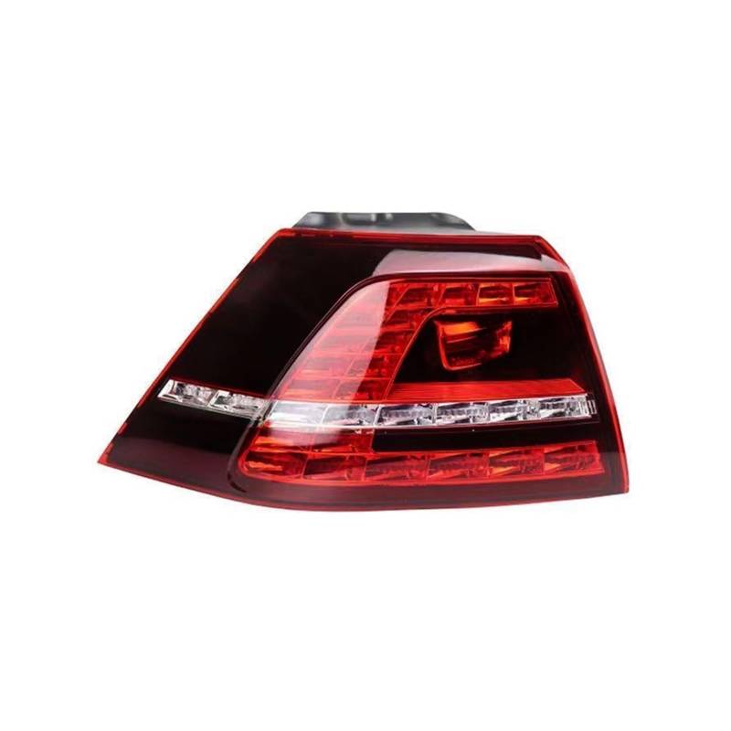 Generisch Rücklichtglas Für Golf 7 2013-2017 Hinten Schwanz Licht Blinker Für Signal Bremse Biegen Lampe Auto Teile Rücklicht Montage Auto Zubehör(Outside Left) von Generisch