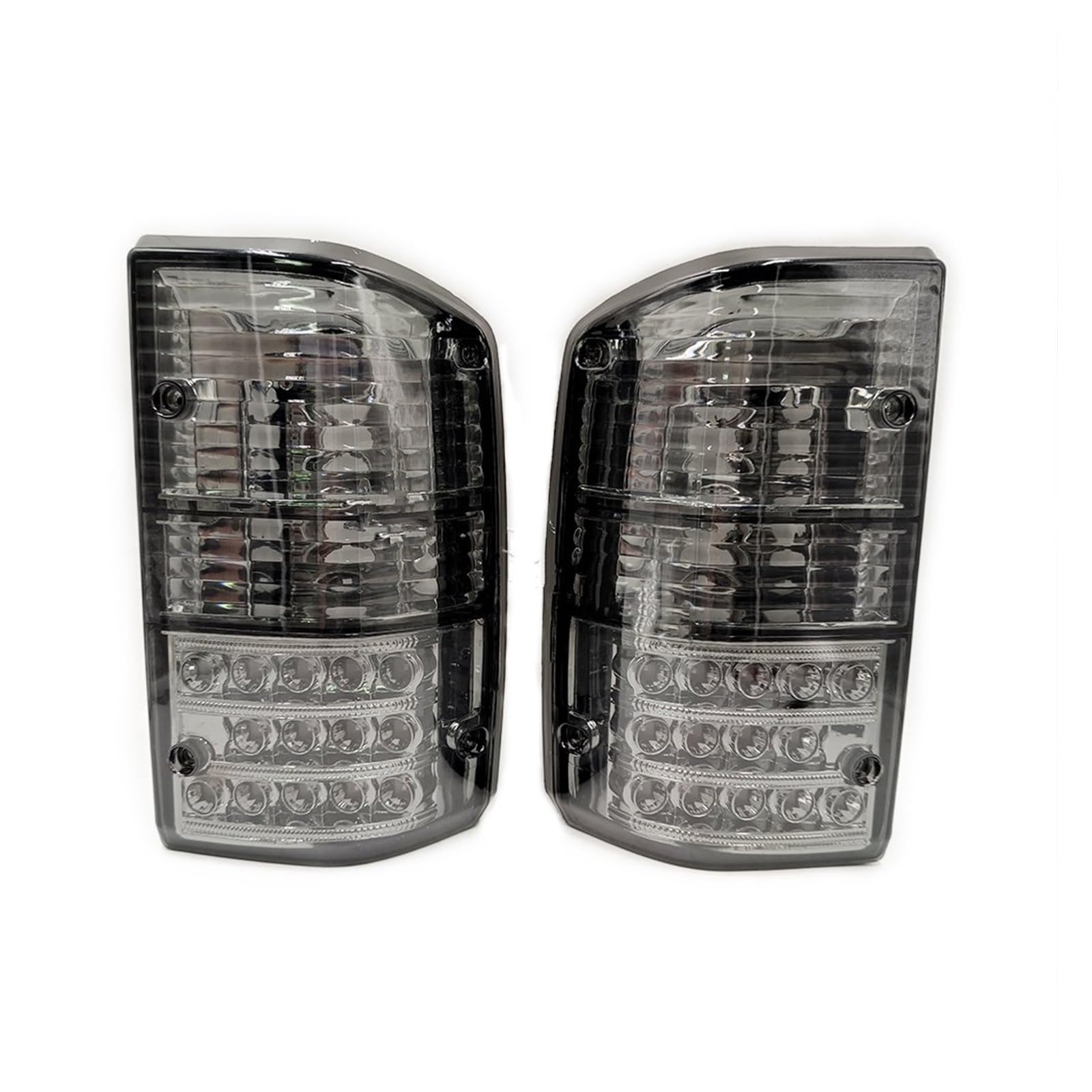 Generisch Rücklichtglas Für Nissan Für Patrol GQ Y60 GR 1987 1988 1989 1990 1991 1992 1993 1994 1995 1996 1997 2 STÜCKE Auto Hinten Rücklicht Bremsleuchte(Black Cover) von Generisch