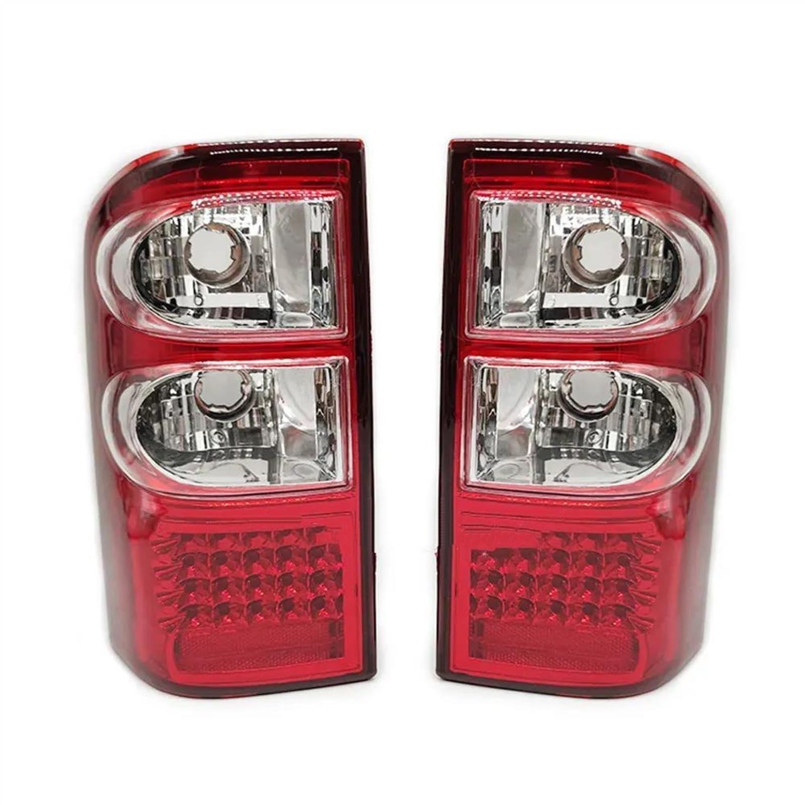 Generisch Rücklichtglas Für Nissan Für Patrol Y61 1997-2004 Hinten Schwanz Licht Stop Brems Lampe Nebel Lampe Auto Zubehör(Red Cover) von Generisch