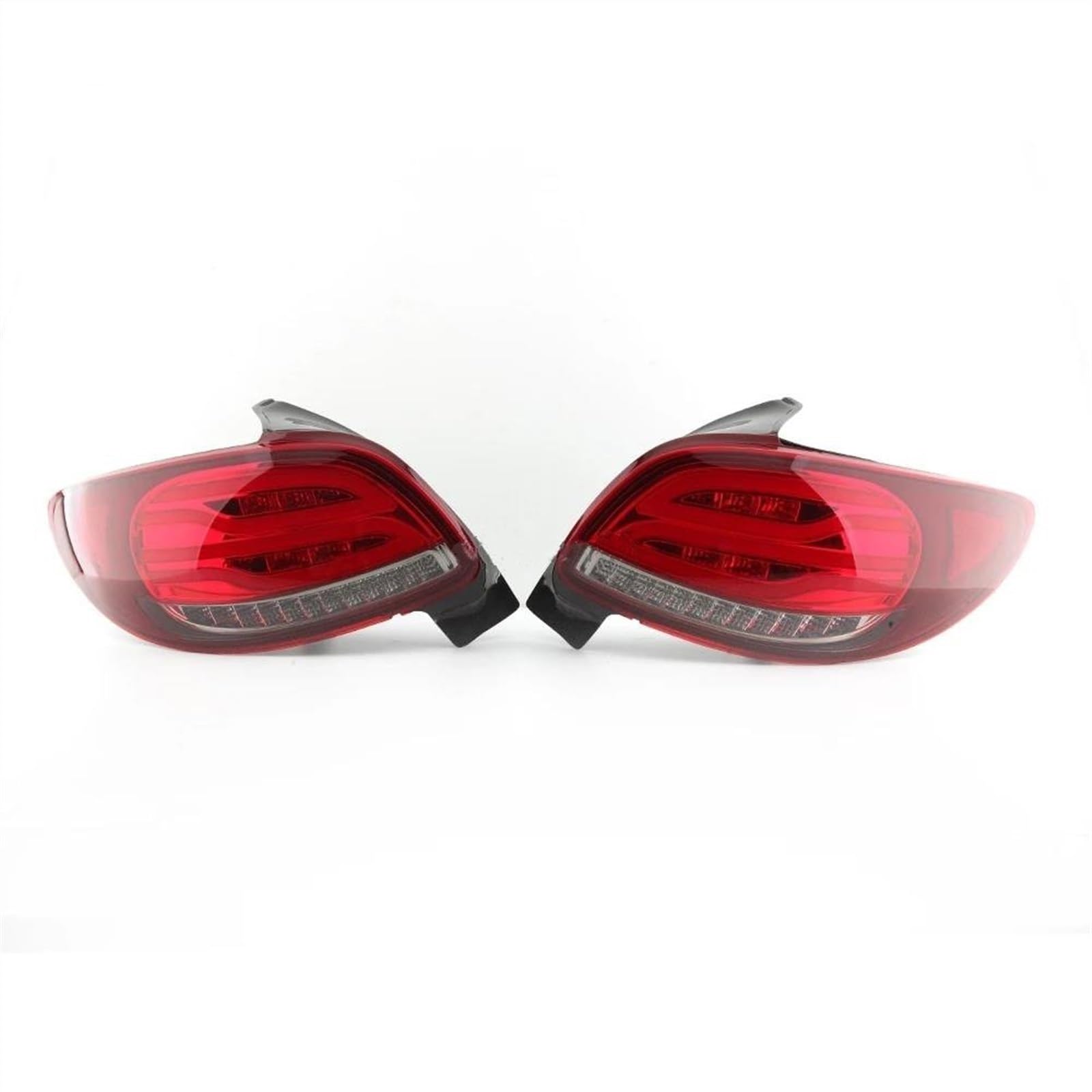 Generisch Rücklichtglas Für Peugeot 206 206CC 2004 2005 2006 2007 2008 Auto Hinten Schwanz Licht Blinker Bremse Stop Stoßstange Nebel Lampe zubehör(1 pair Red) von Generisch