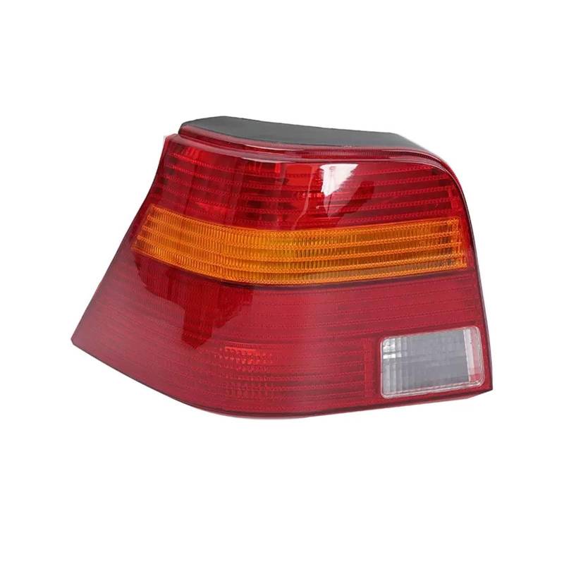 Generisch Rücklichtglas Für VW Für Golf 4 1998-2008 Rücklicht Hinten Warnung Bremslicht Blinker Auto Rücklicht Lampe Gehäuse Auto Zubehör(Yellow Left) von Generisch