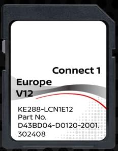 Generisch SD Karte GPS Navigation Europa 2022 V12 – Datenbank Q3.2020 – D43BD04-D0120-2001 kompatibel mit Nissan Connect 1 LCN1 von Generisch