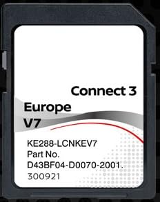 Generisch SD Karte GPS Navigation Europa 2022 v7 – (Kartografische Datenbank Q1.2021) – D43BF04-D0070-2001 kompatibel mit Nissan Connect 3 LCN2 von Generisch